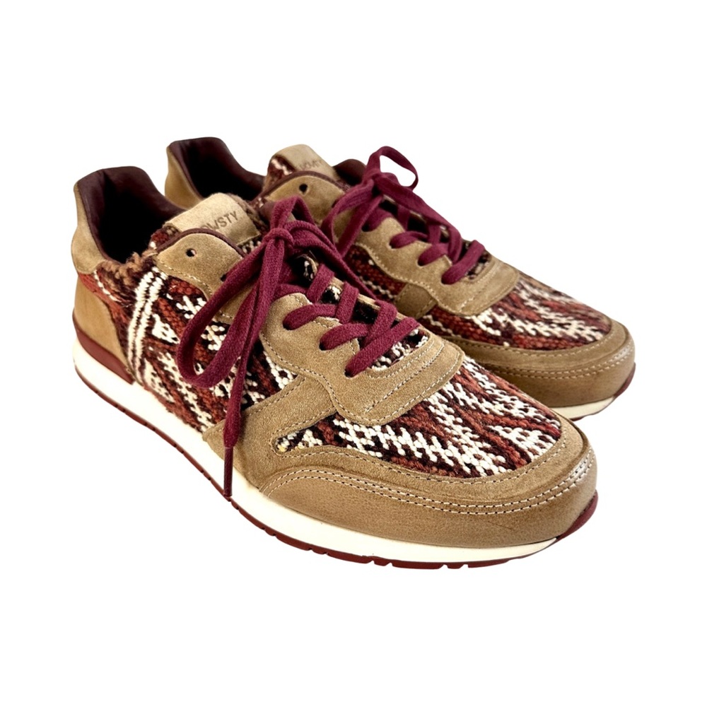 HOWSTY Anthropology Woven Sneakers Nazz Natural Women’s Size 41 (9.5)